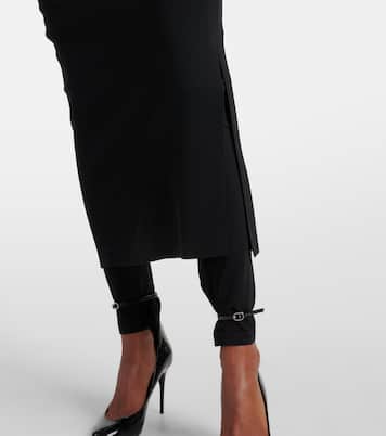 Jupe pantalon en laine mélangée | Alaïa