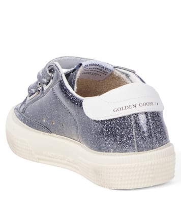 May School glitter sneakers | Golden Goose Kids