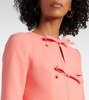 Robe longue en crêpe | Carolina Herrera