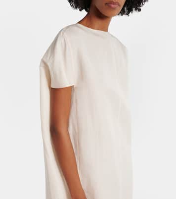 Robe longue Webster en soie et coton | Khaite