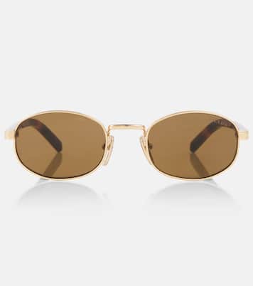 Iconic Plaque round sunglasses | Prada