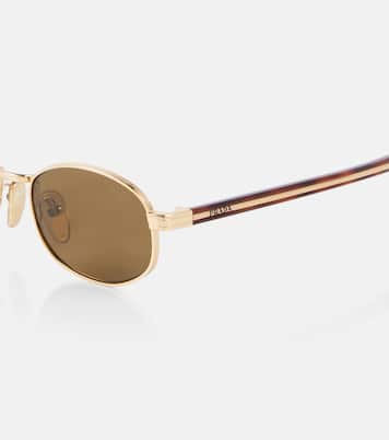 Iconic Plaque round sunglasses | Prada