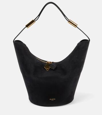 Borsa a spalla Small in suede | Alaïa