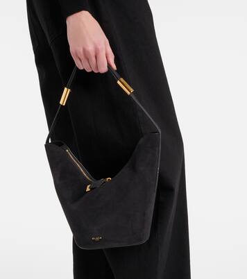 Borsa a spalla Small in suede | Alaïa