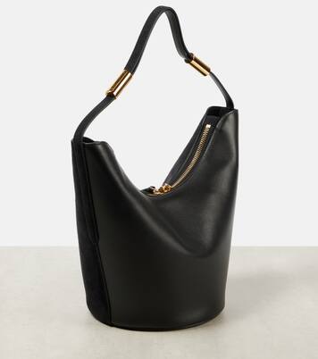 Borsa a spalla Small in suede | Alaïa