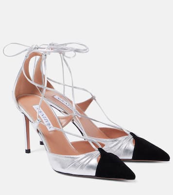 Gabi 85 leather slingback pumps | Aquazzura