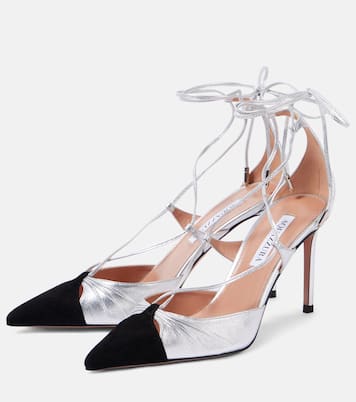 Gabi 85 leather slingback pumps | Aquazzura