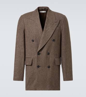 Sharp DB linen and cotton blazer | Our Legacy