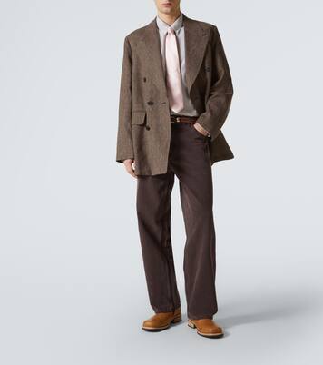 Sharp DB linen and cotton blazer | Our Legacy