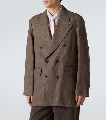 Sharp DB linen and cotton blazer | Our Legacy