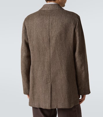 Sharp DB linen and cotton blazer | Our Legacy