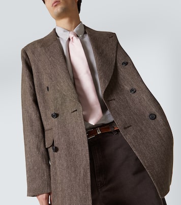 Sharp DB linen and cotton blazer | Our Legacy