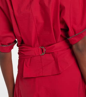 Cotton-blend blouse | Brunello Cucinelli