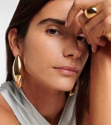 Boucles d'oreilles Puffy Dagger en plaqué or | Jennifer Fisher