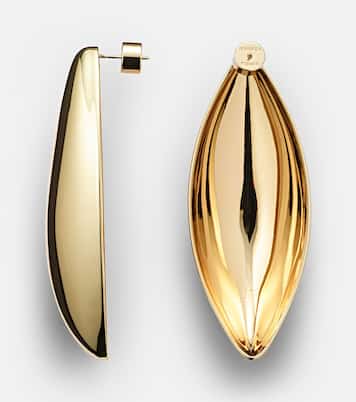 Boucles d'oreilles Puffy Dagger en plaqué or | Jennifer Fisher