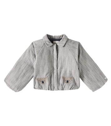 Baby Bestickte Jacke Corneel aus Baumwolle | Donsje