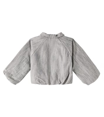 Baby Bestickte Jacke Corneel aus Baumwolle | Donsje