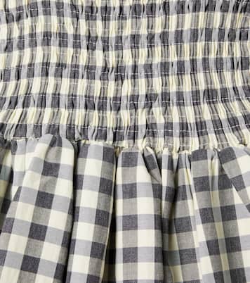 Cherisla checked cotton-blend dress | Molo