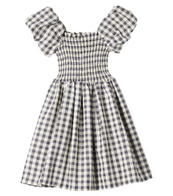 Cherisla checked cotton-blend dress | Molo
