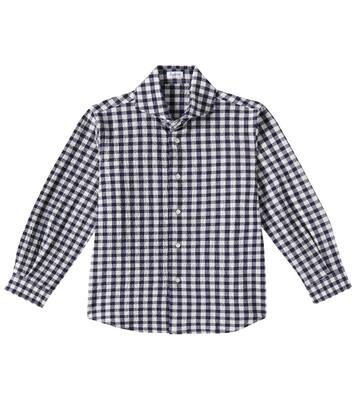 Gingham cotton-blend shirt | Il Gufo