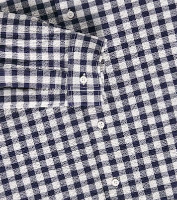 Gingham cotton-blend shirt | Il Gufo