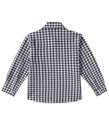 Gingham cotton-blend shirt | Il Gufo
