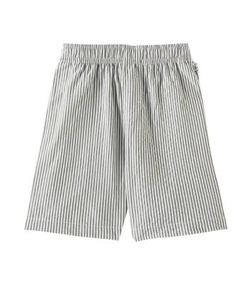 Striped cotton Bermuda shorts | Il Gufo