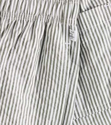 Striped cotton Bermuda shorts | Il Gufo