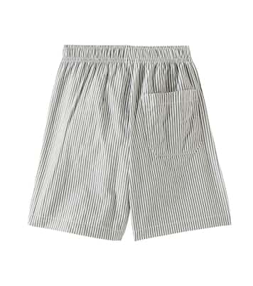 Striped cotton Bermuda shorts | Il Gufo