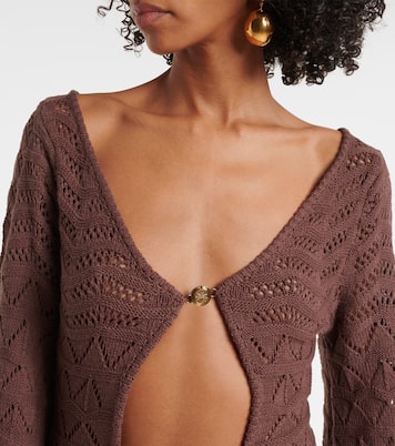 Rey crochet cotton-blend maxi dress | Bananhot