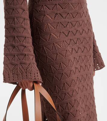 Rey crochet cotton-blend maxi dress | Bananhot