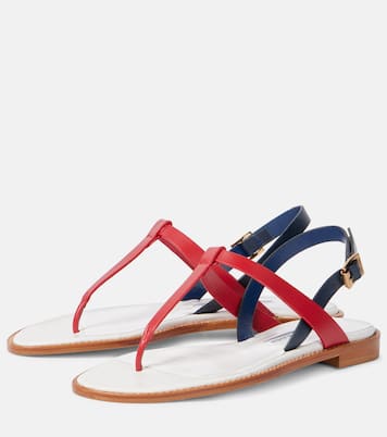 Hata leather thong sandals | Manolo Blahnik