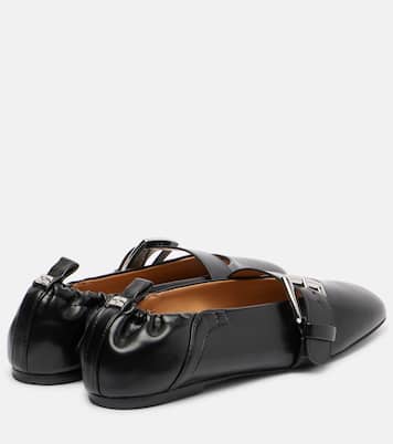 Butterfly Mary Jane flats | Ganni