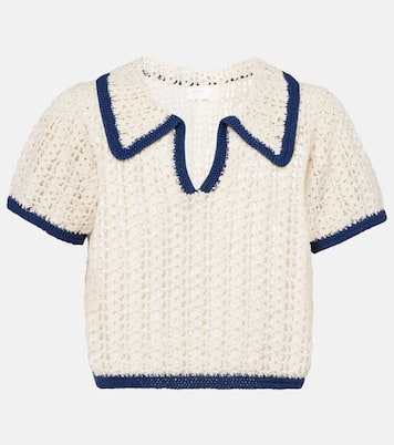 Polohemd Coastal aus Häkelstrick | Anna Kosturova