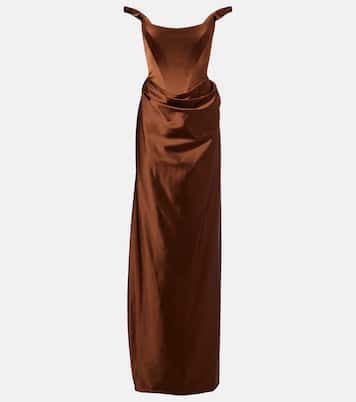 Robe Nova Camille aus Satin | Vivienne Westwood