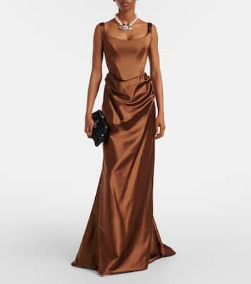 Robe Nova Camille aus Satin | Vivienne Westwood