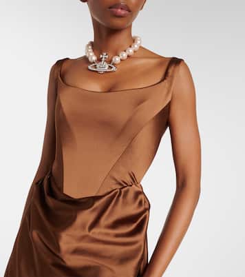 Robe Nova Camille aus Satin | Vivienne Westwood