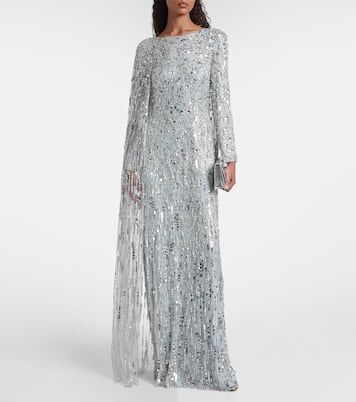 Robe longue Pauline à ornements | Jenny Packham