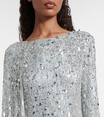 Robe longue Pauline à ornements | Jenny Packham