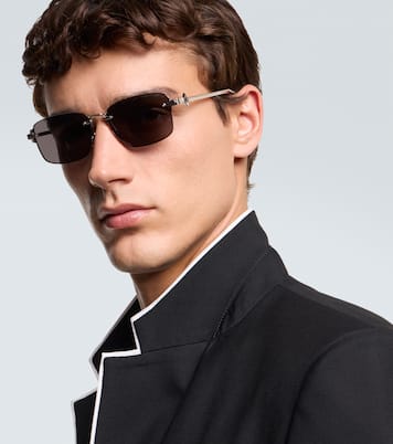 Lunettes de soleil CD Diamond S11U rectangulaires | Dior Eyewear