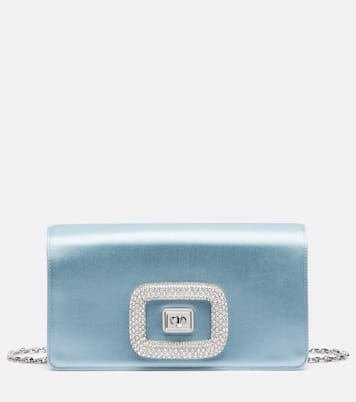 Crystal-embellished clutch | Roger Vivier