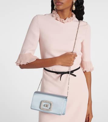 Crystal-embellished clutch | Roger Vivier