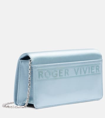 Crystal-embellished clutch | Roger Vivier