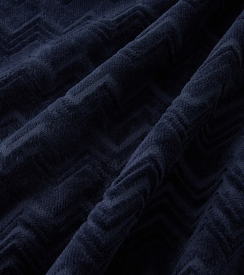 Chalk Zigzag cotton terry bath sheet | Missoni