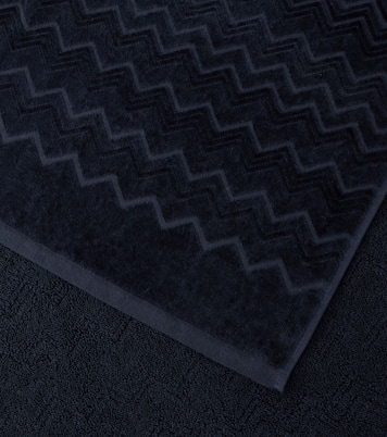 Chalk Zigzag cotton terry bath sheet | Missoni