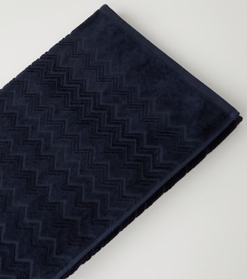 Chalk Zigzag cotton terry bath sheet | Missoni