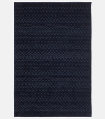 Chalk Zigzag cotton terry bath sheet | Missoni