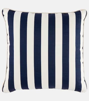 Palazzo Blue cotton cushion | La DoubleJ