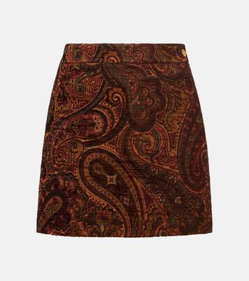 Paisley jacquard miniskirt | Chloé