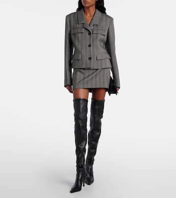 Cuissardes Camie 85 en cuir | Jimmy Choo